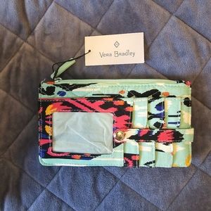 Vera Bradley Ultimate Card Case, Escapade Aztec Quilted BNWT